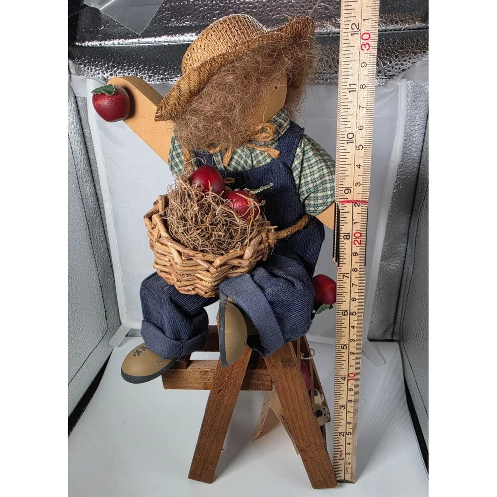 Lizzie High Luther Bowman Wooden Folk Doll 1993 Ladie Friends 2nd Edition 12in